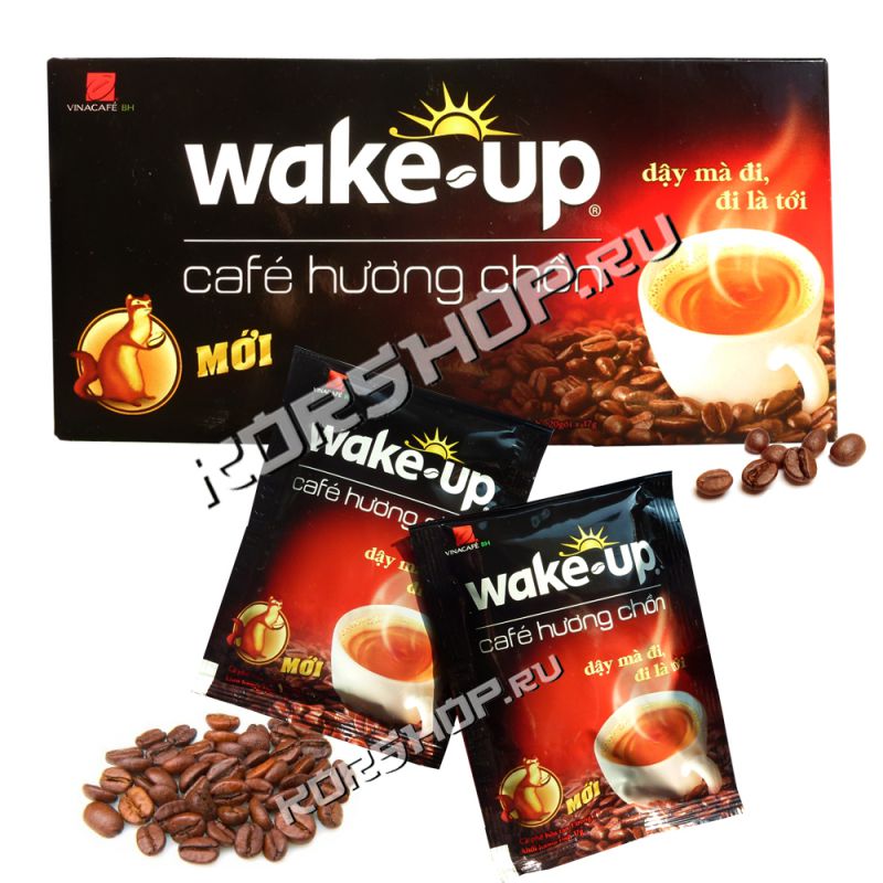 Вьетнамский растворимый кофе Чон 3 в 1 (Cafe Huong Chon Wake up) купить