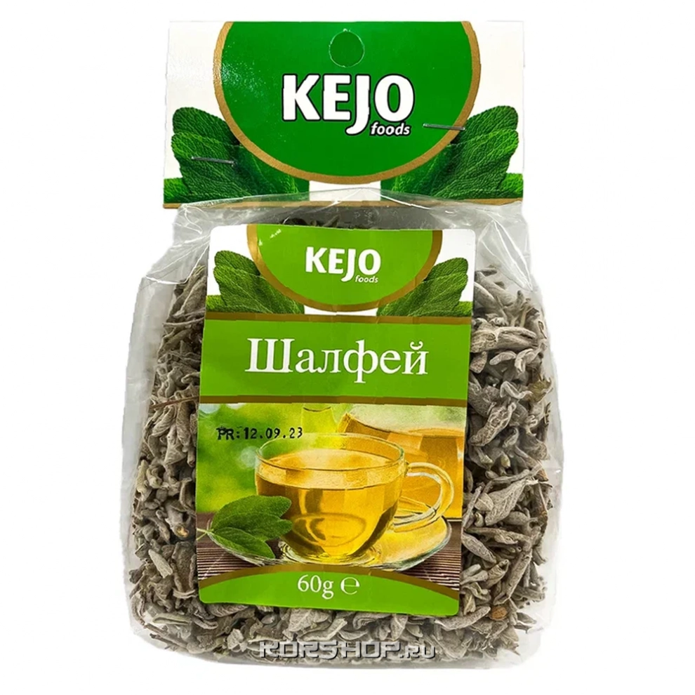 Чай с шалфеем Kejo, Россия, 60 г Чай с шалфеем Kejo, Россия, 60 г