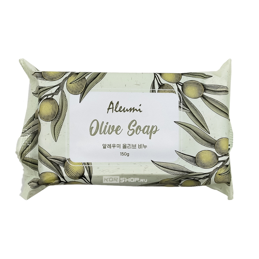 Мыло туалетное Олива Olive Soap Aleumi, Корея, 150 г