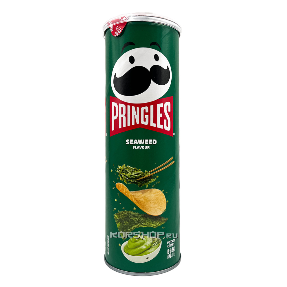 Чипсы со вкусом морской капусты и васаби Pringles, Китай, 110 г Акция