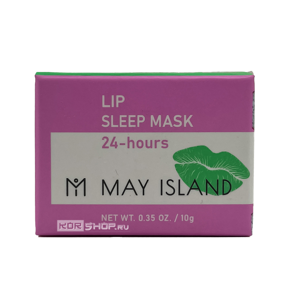 Маска-бальзам ночная для губ с киви и драгонфрутом Lip Sleep Mask No.1 Dragonfruit Kiwi May Island, Корея, 10 г Акция