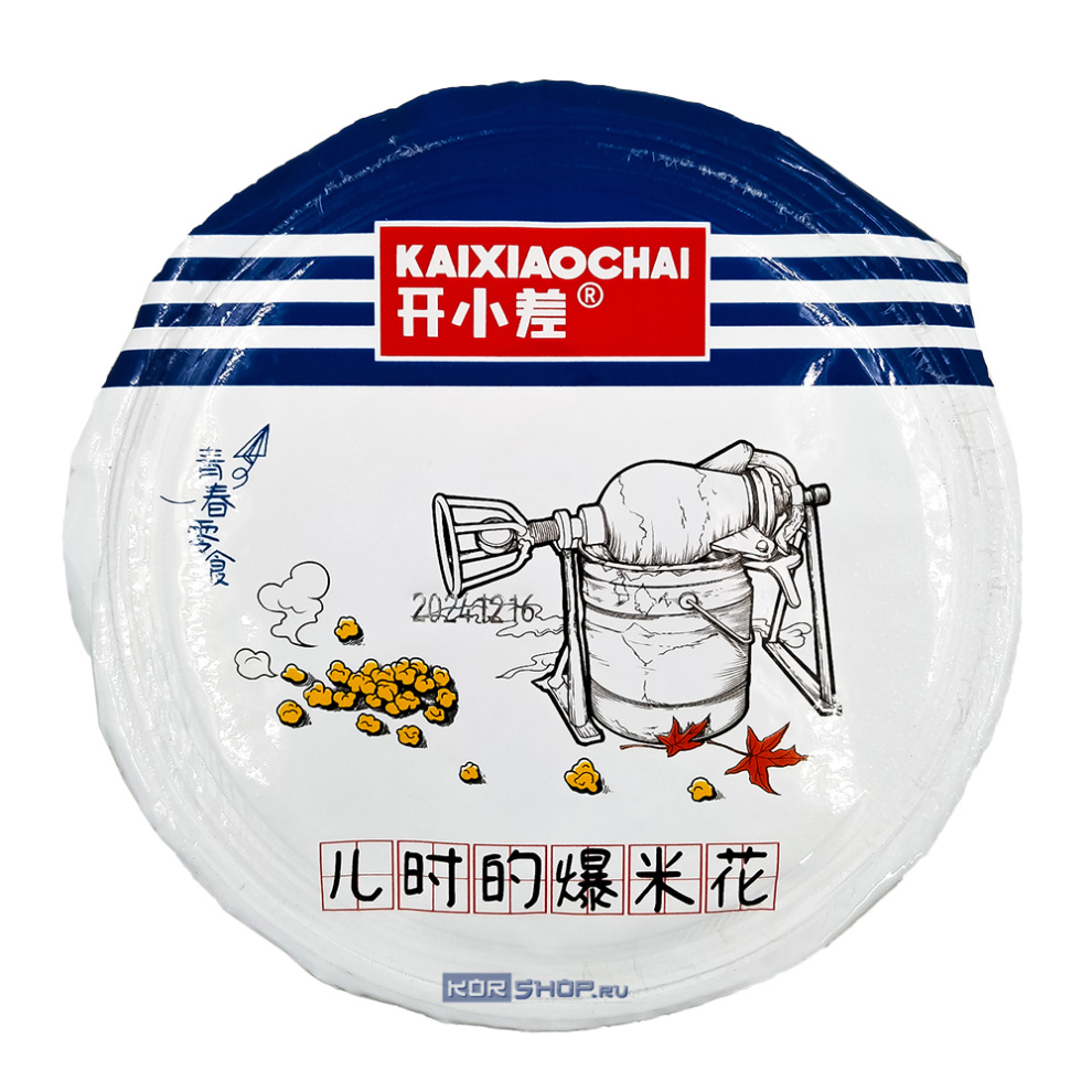 Попкорн со вкусом карамели KaiXiaoChai, Китай, 90 г