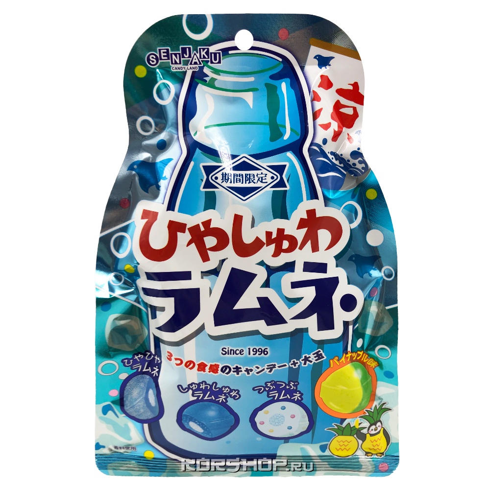 Карамель Лимонад Ramune (ассорти) Senjaku, Япония, 75 г Акция