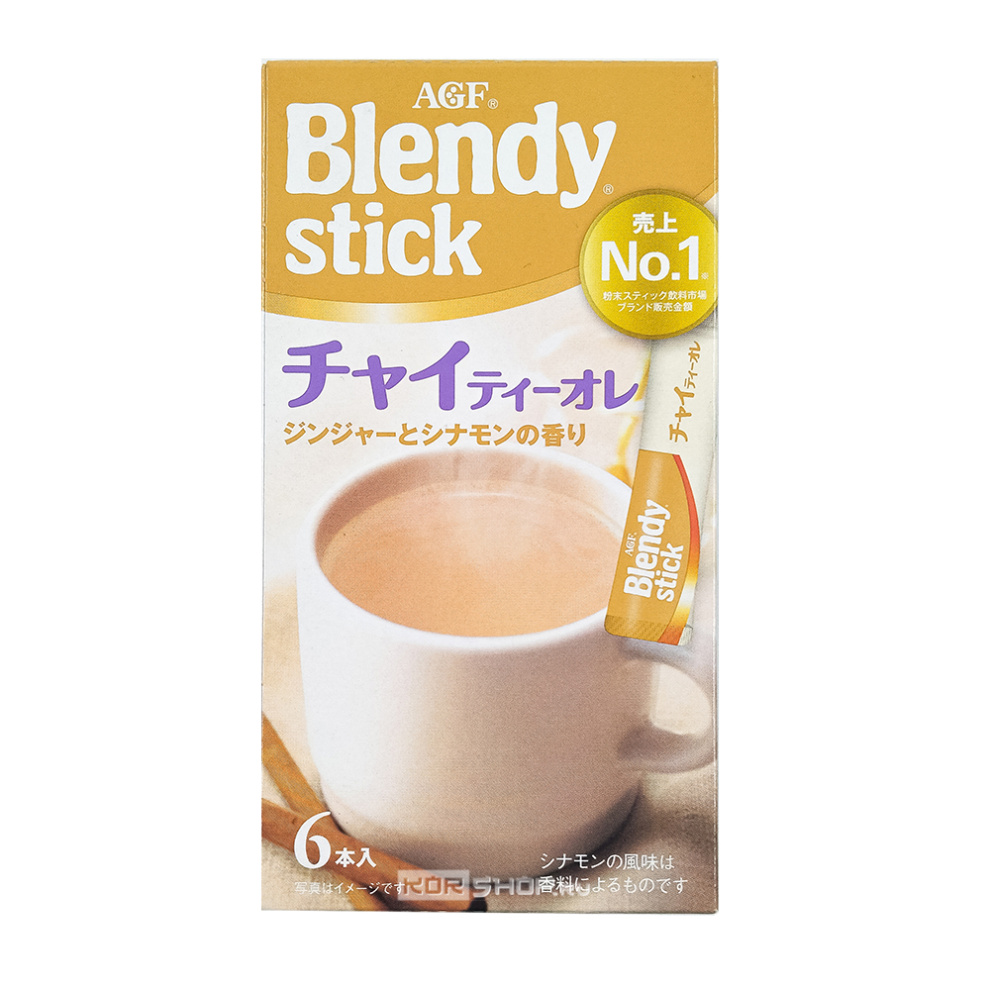 Растворимый чай Ройбуш с молоком в стиках Blendy Stick AGF, Япония, 51 г (8,5 г х 6 шт.) Акция