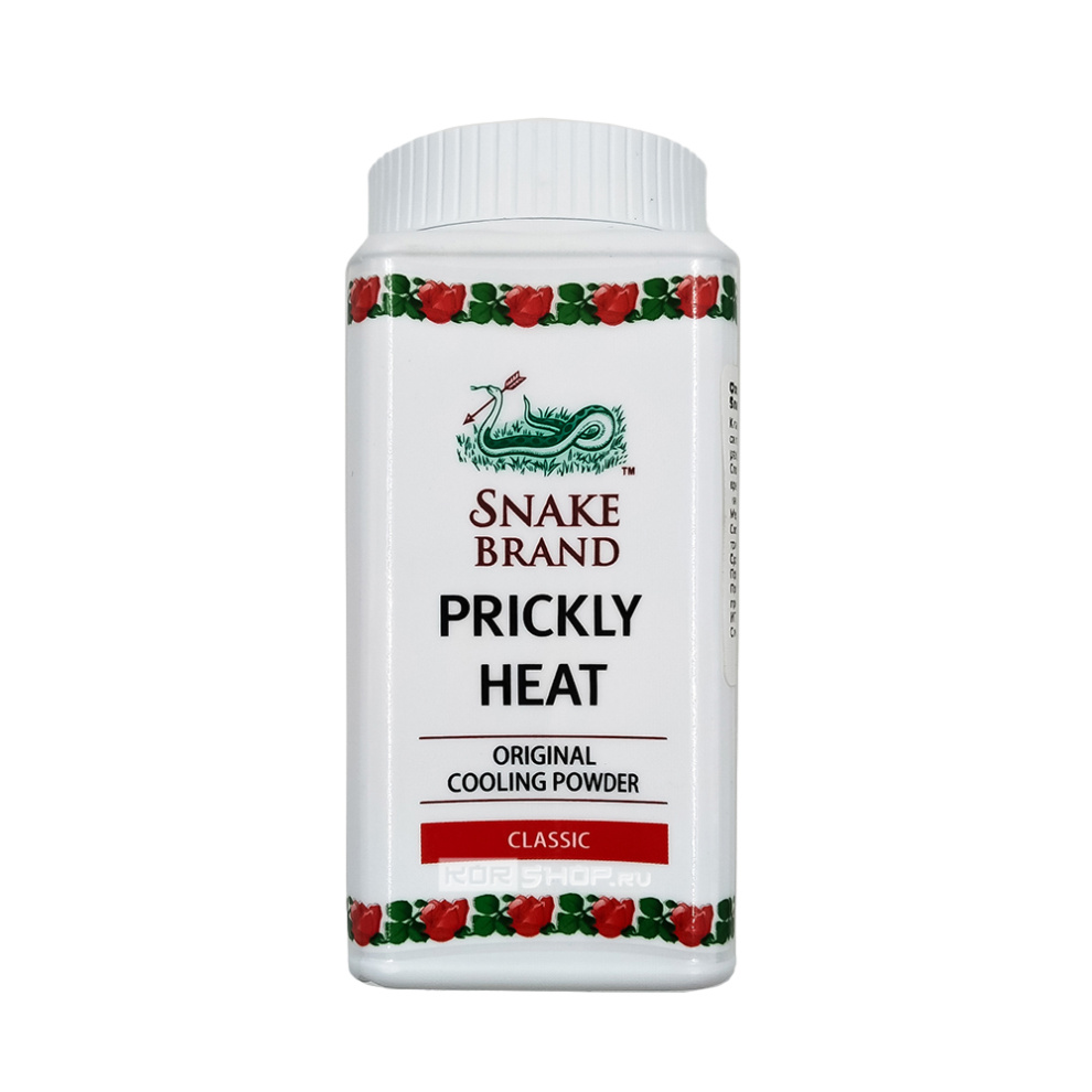 Охлаждающая пудра-тальк Prickly Heat Cooling Powder Classic Snake Brand, Таиланд, 50 г Акция