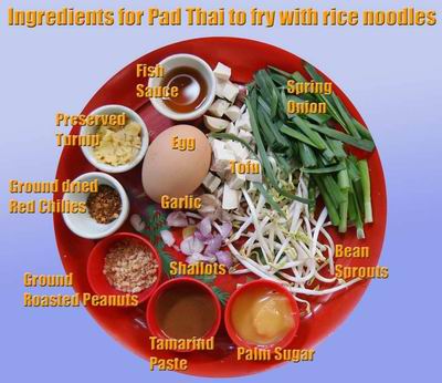 pad thai ingredients