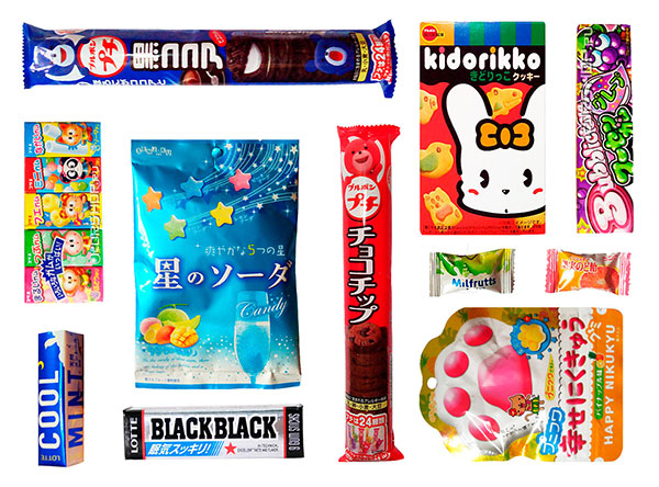 Японские сладости: печенье, конфетки, жевательные резинки фото
