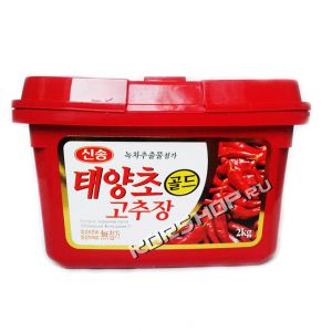 Корейская острая перцовая паста Кочудян 2 кг - в экономичных упаковках