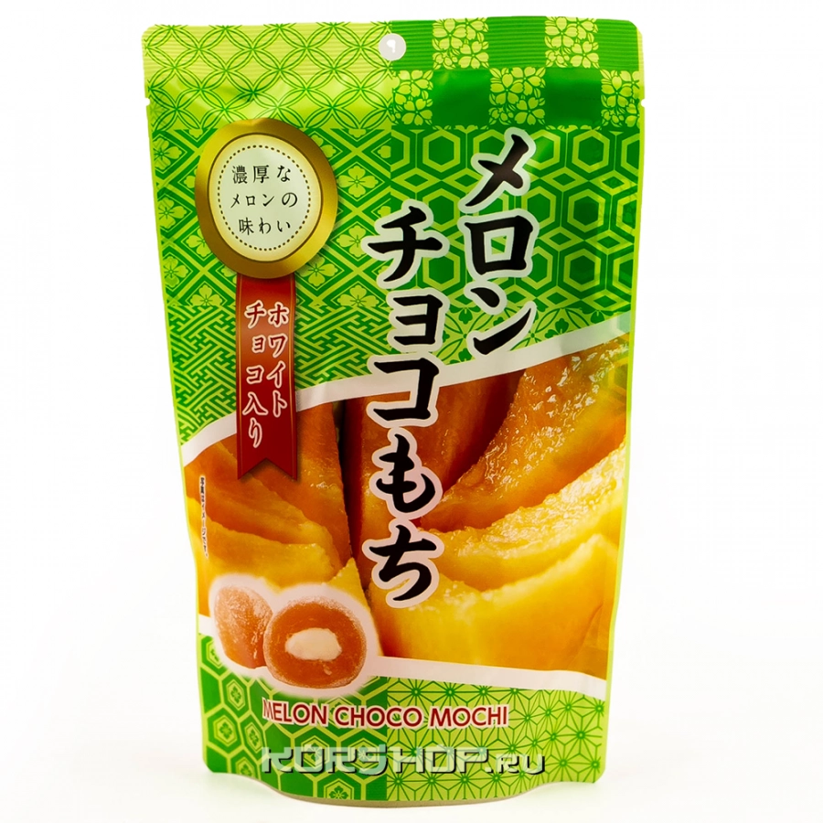 Пирожные моти со вкусом дыни и начинкой Seiki, Япония, 130 г