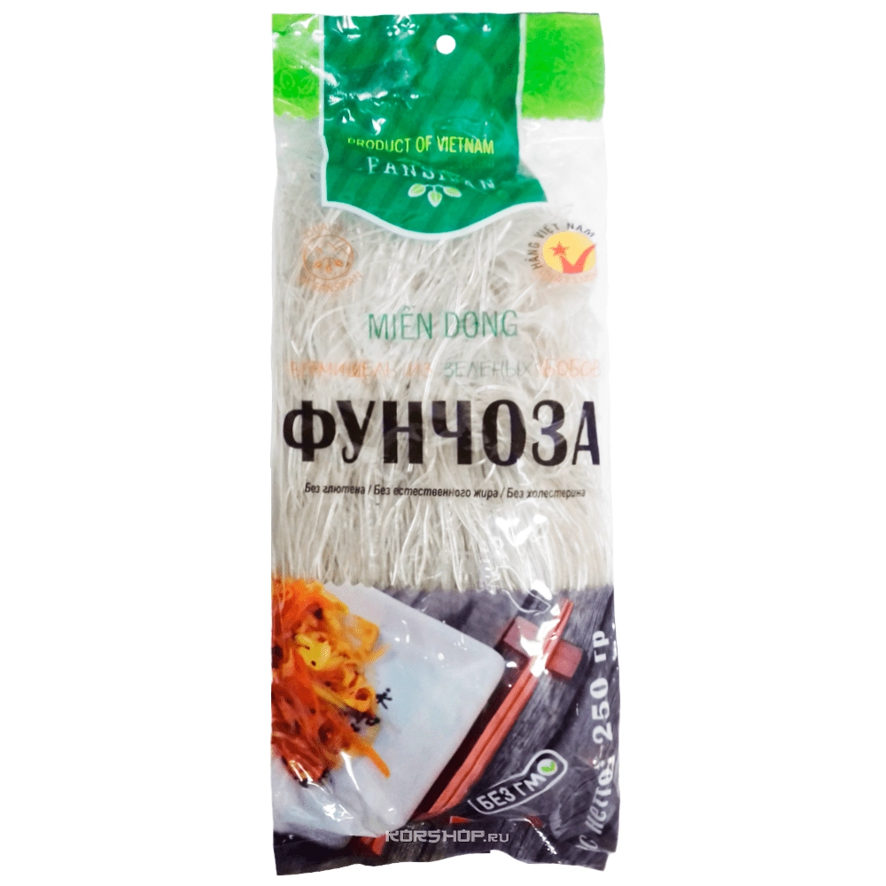 Вермишель из зеленых бобов Фунчоза Fansipan, Вьетнам, 250 г Вермишель из зеленых бобов Фунчоза Fansipan, Вьетнам, 250 г