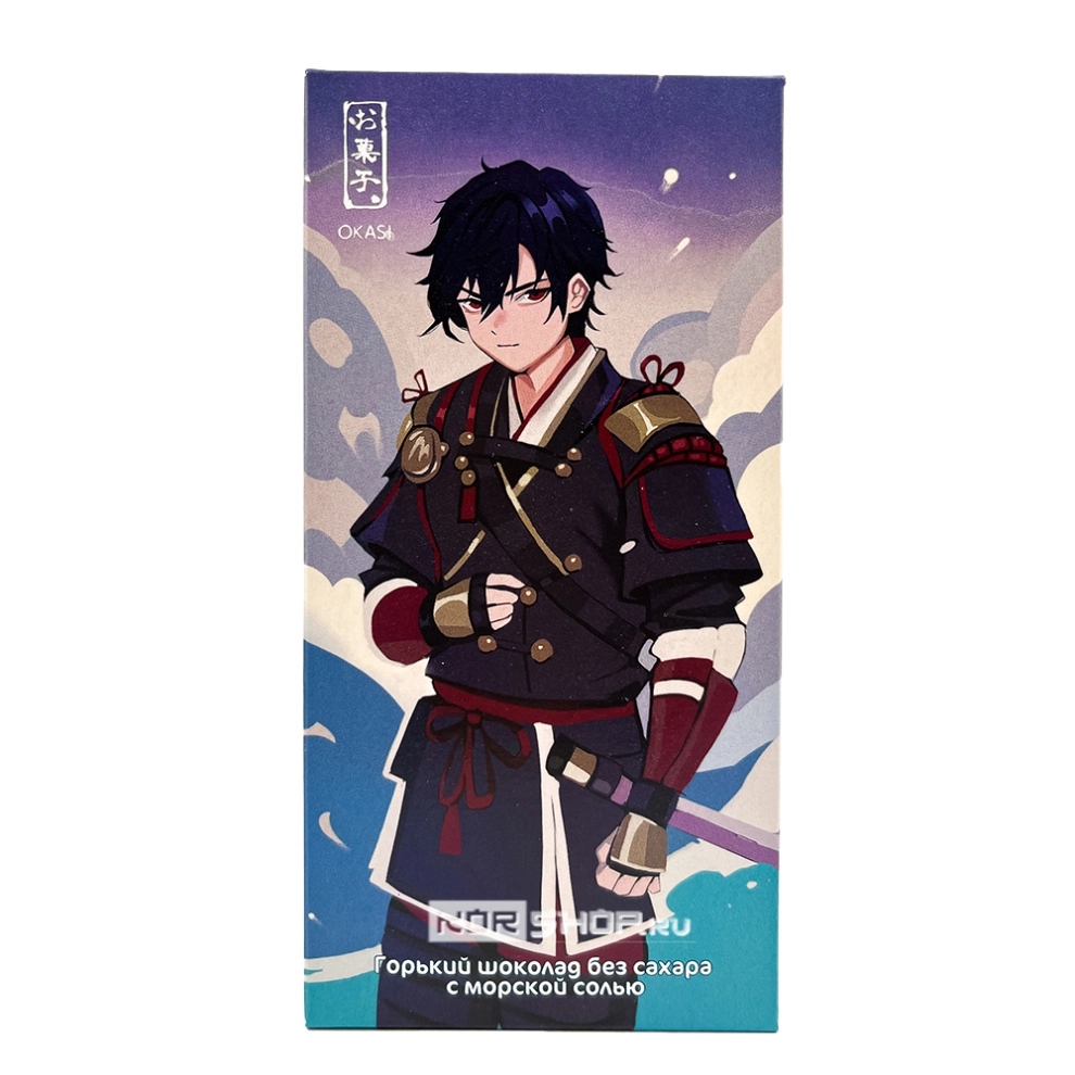Горький шоколад без сахара с солью Okasi, Россия, 60 г