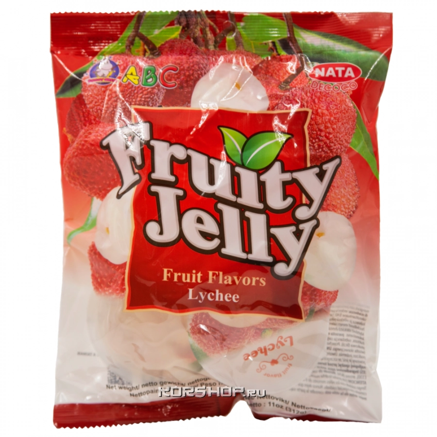 Фруктовое желе Личи в чашках Fruity Jelly, Тайвань, 312 г