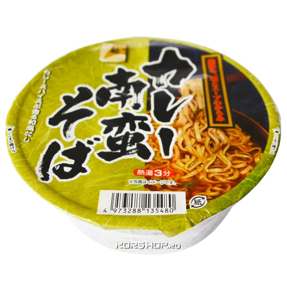 Гречневая лапша с островатым бульоном Карри Соба Curry Soba Sunaoshi, Япония, 81 г...,