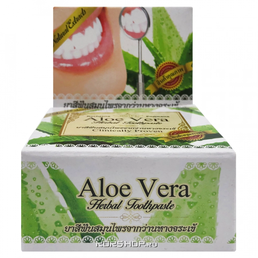 Зубная паста Алоэ Вера Rochjana, Таиланд, 30 г Зубная паста Алоэ Вера Rochjana, Таиланд, 30 г