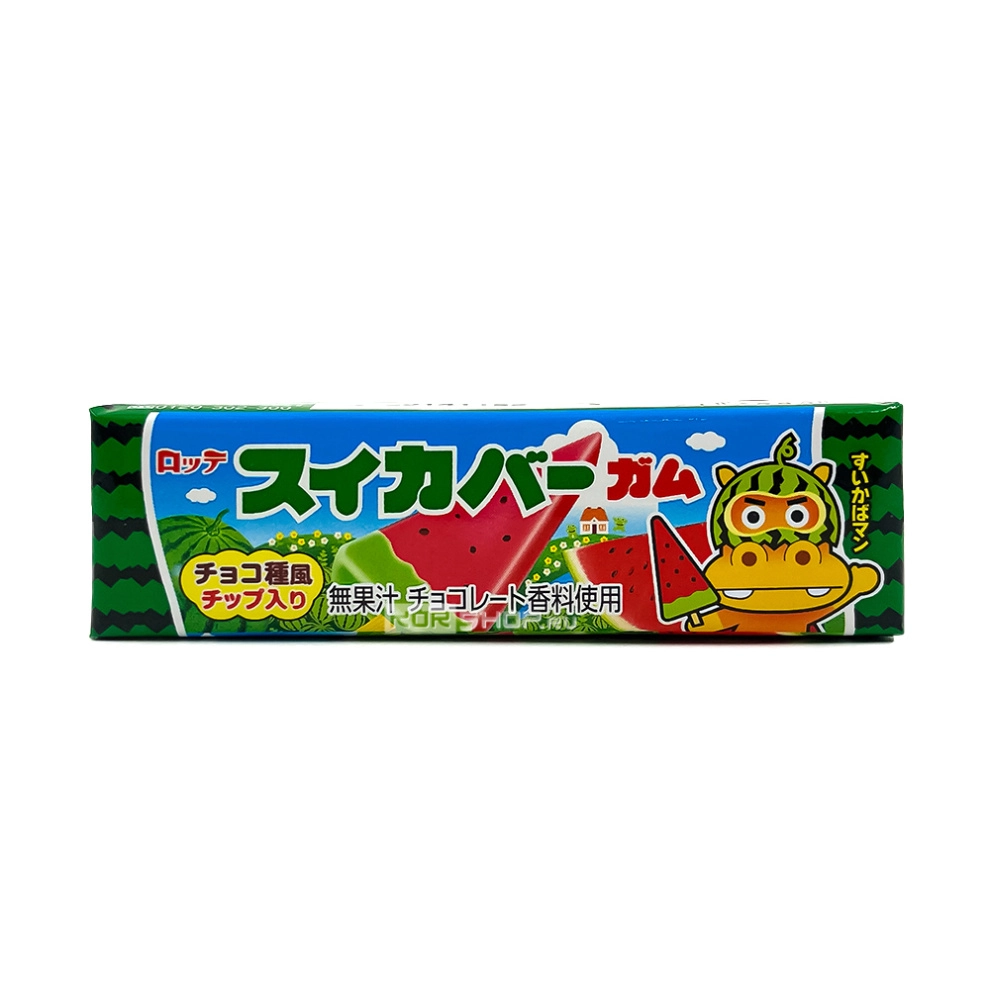 Жевательная резинка со вкусом арбуза Watermelon Bar Lotte, Япония, 26,1 г Жевательная резинка со вкусом арбуза Watermelon Bar Lotte, Япония, 26,1 г