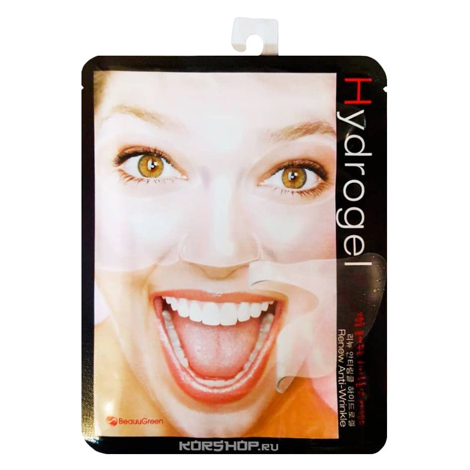 Антивозрастная гидрогелевая маска для лица Beauugreen, Корея, 28 г Антивозрастная гидрогелевая маска для лица Beauugreen, Корея, 28 г