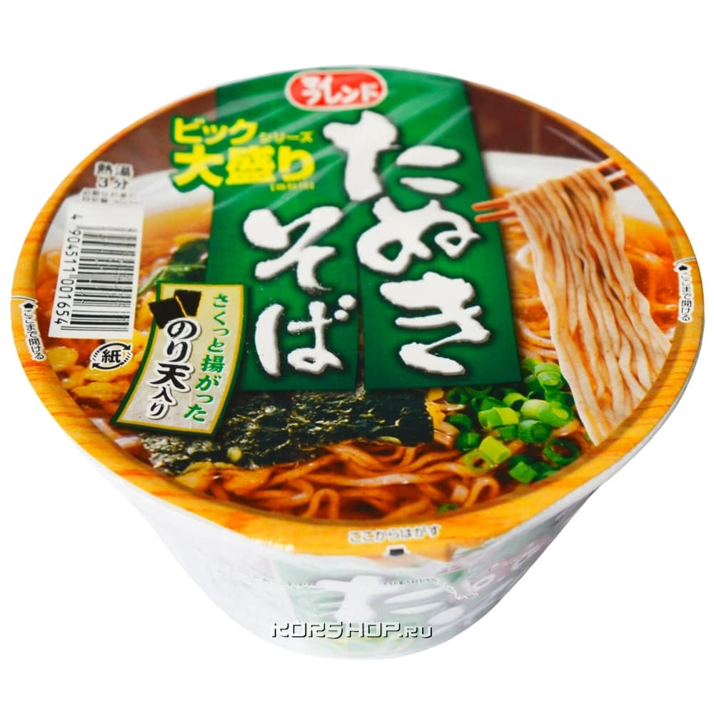 Суп-лапша Соба с Тенкасу с соев. соусом, морской капустой и хрустящ.кусочками жарен.теста Daikoku, Япония, 100 г. Суп-лапша Соба с Тенкасу с соев. соусом, морской капустой и хрустящ.кусочками жарен.теста Daikoku, Япония, 100 г.