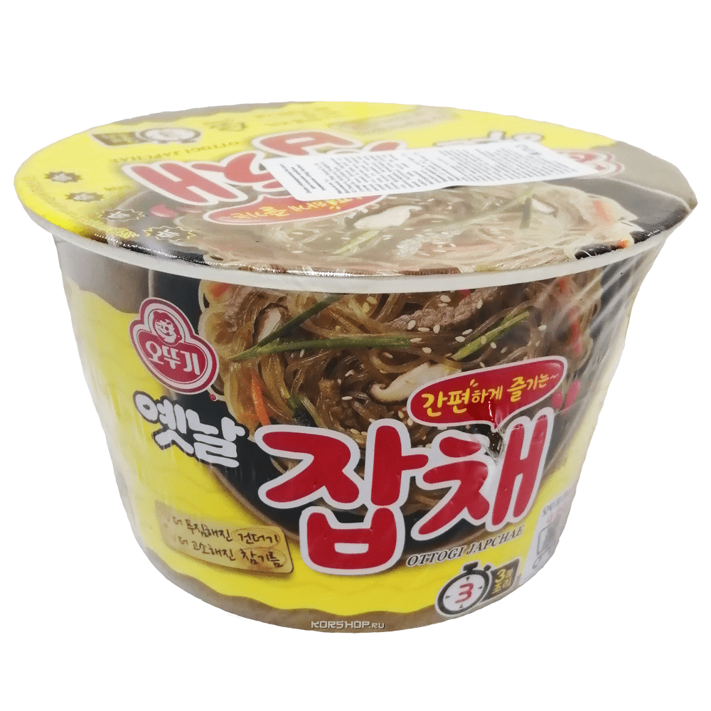 Лапша б\п корейская традиционная Japchae Ottogi, Корея, 76 г