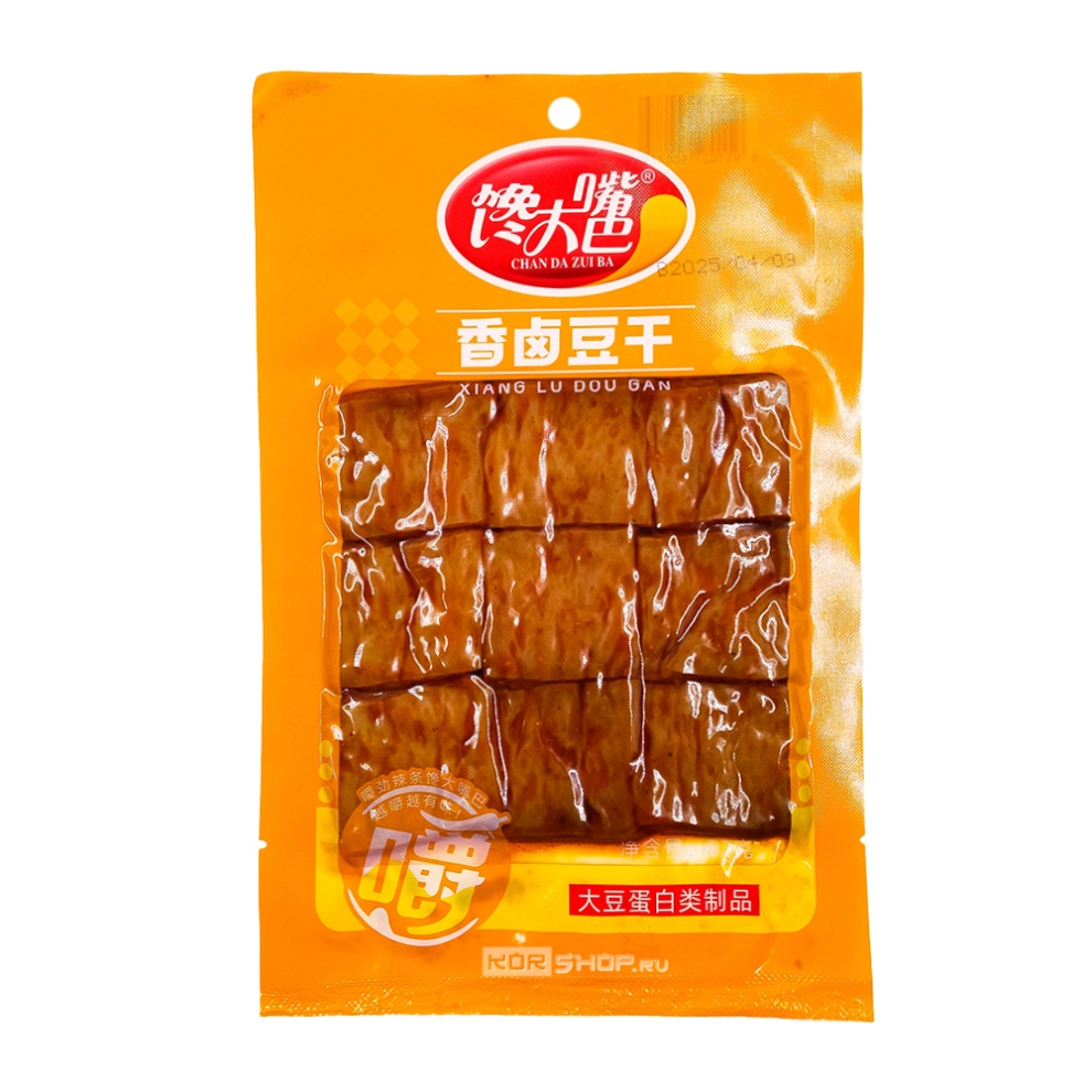 Соевое мясо со вкусом тушеного тофу Chan Da Zui Ba, Китай, 82 г Соевое мясо со вкусом тушеного тофу Chan Da Zui Ba, Китай, 82 г