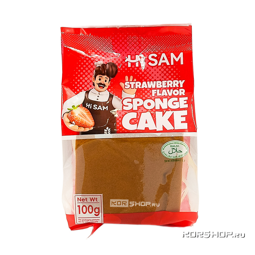 Бисквит со вкусом клубники «Привет, Сэм» / Hi Sam, Китай, 100 г