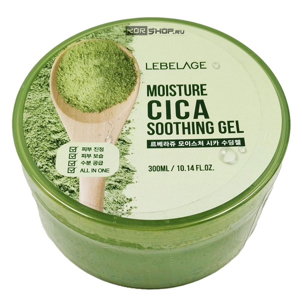 Увлажняющий и успокаивающий гель с экстрактом центеллы азиатской (Moisture Cica Soothing Gel) Lebelage, Корея, 300 мл Увлажняющий и успокаивающий гель с экстрактом центеллы азиатской (Moisture Cica Soothing Gel) Lebelage, Корея, 300 мл