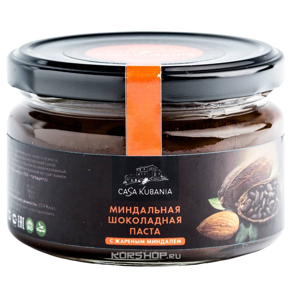Миндальная шоколадная паста Casa Kubania, 200 г