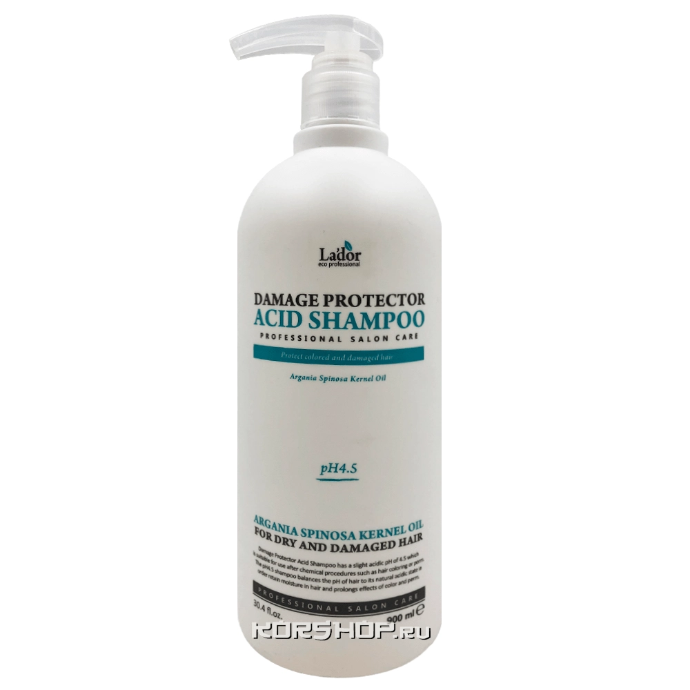 Шампунь для волос с аргановым маслом и коллагеном Lador, Корея, 900 мл