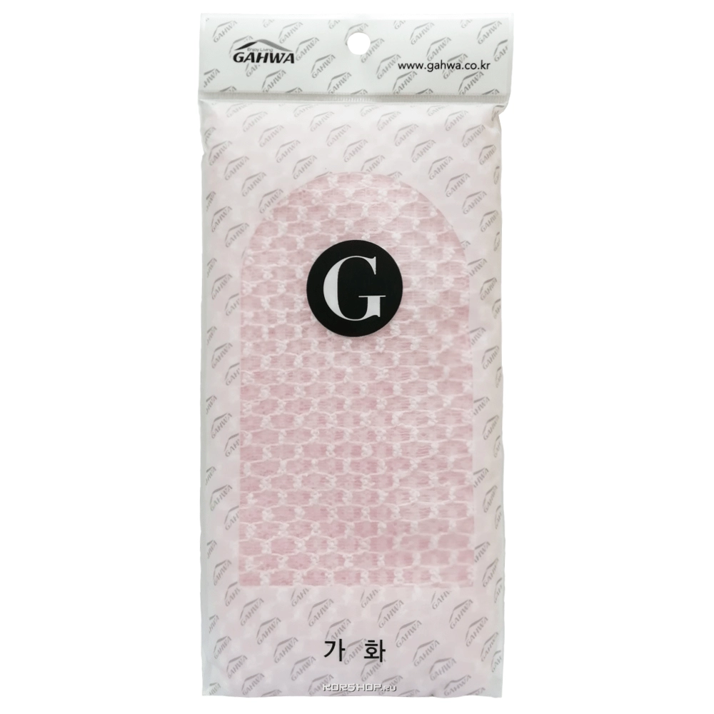 Сетчатая массажная мочалка розовая (27*95 см) Gahwa, Корея Сетчатая массажная мочалка розовая (27*95 см) Gahwa, Корея