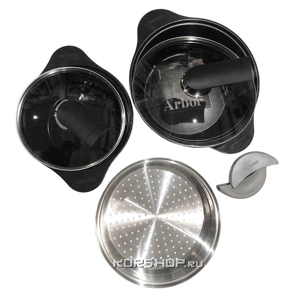 Набор кастрюль Arbor 3P HappyCall,HC-3900-2244 Корея Набор кастрюль Arbor 3P HappyCall,HC-3900-2244 Корея