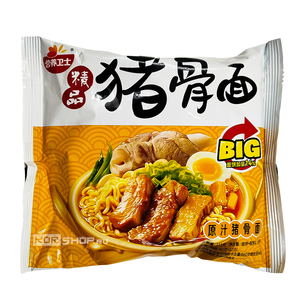 Лапша б/п со вкусом свинины Инъян Вэйши / Yingyangweishi, Китай, 108 г Лапша б/п со вкусом свинины Инъян Вэйши / Yingyangweishi, Китай, 108 г