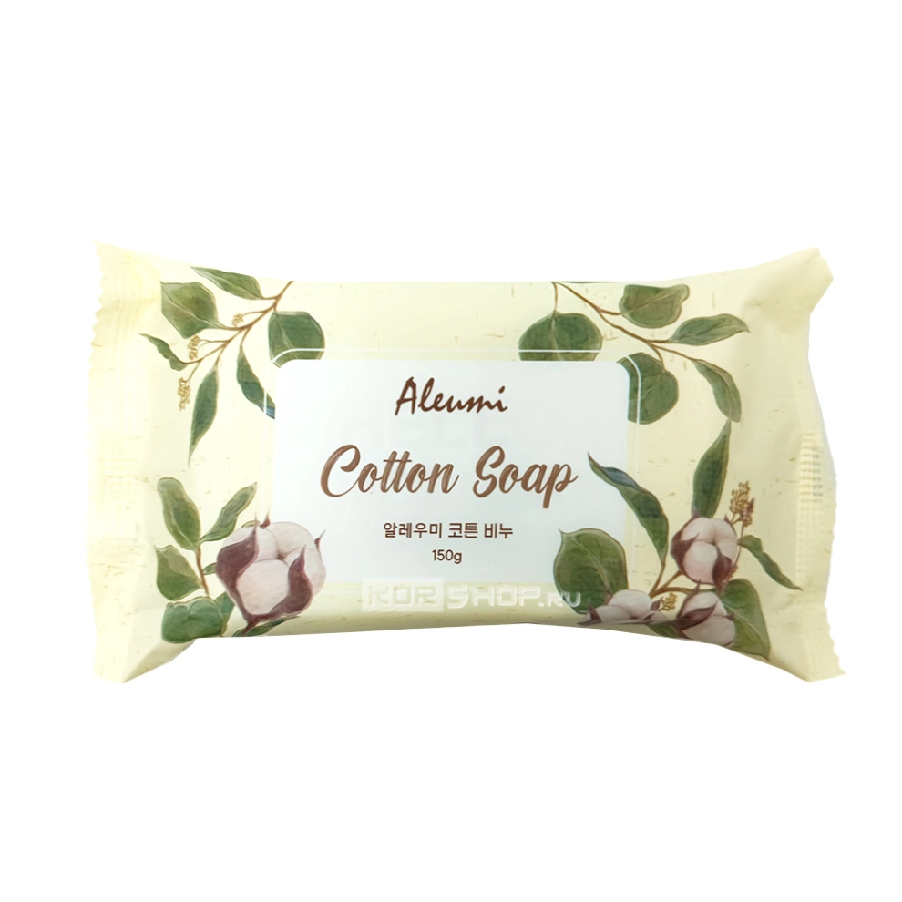 Мыло туалетное Хлопок Cotton Soap Aleumi, Корея, 150 г Мыло туалетное Хлопок Cotton Soap Aleumi, Корея, 150 г