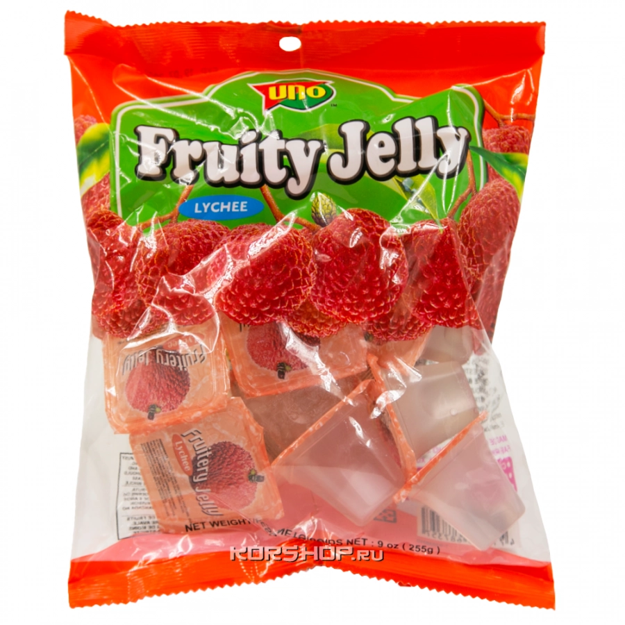 Фруктовое желе Личи в стаканчиках Fruity Jelly, Тайвань, 255 г