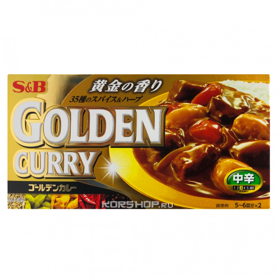 Голден Карри Микс (среднеострый) S and B S&amp;B, Япония, 198 г