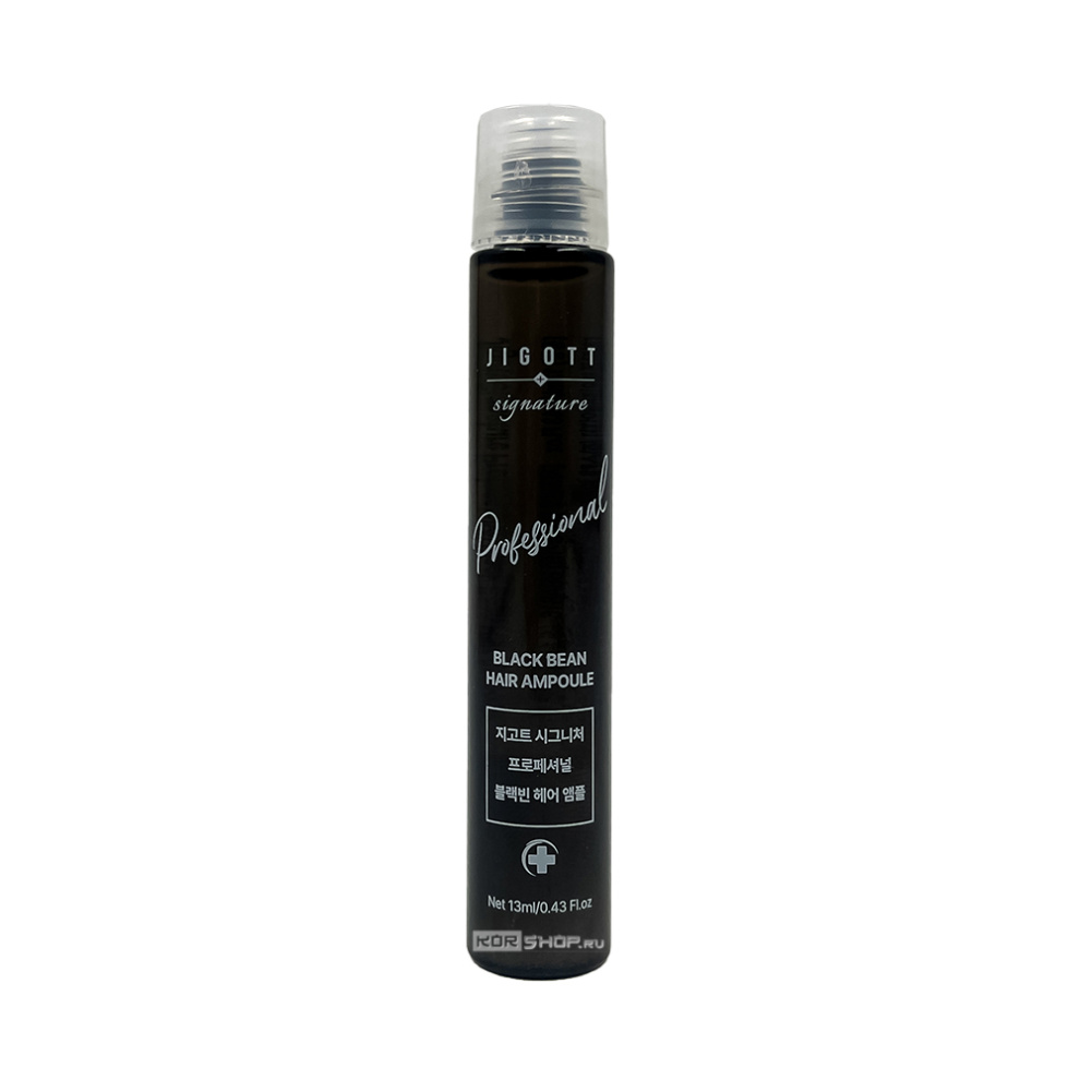 Ампульный филлер для волос c экстрактом черной сои Signature Professional Black Bean Hair Ampoule Jigott, Корея, 13 мл