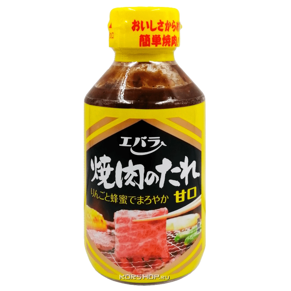 Сладкий соевый соус маринад для жареного мяса Ebara, Япония, 300 г Сладкий соевый соус маринад для жареного мяса Ebara, Япония, 300 г