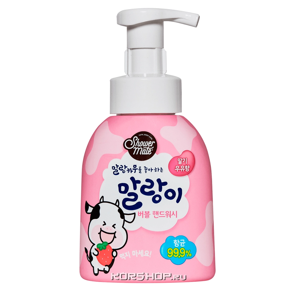 Пенка для рук Клубничное молоко Shower Mate, Корея, 300 мл