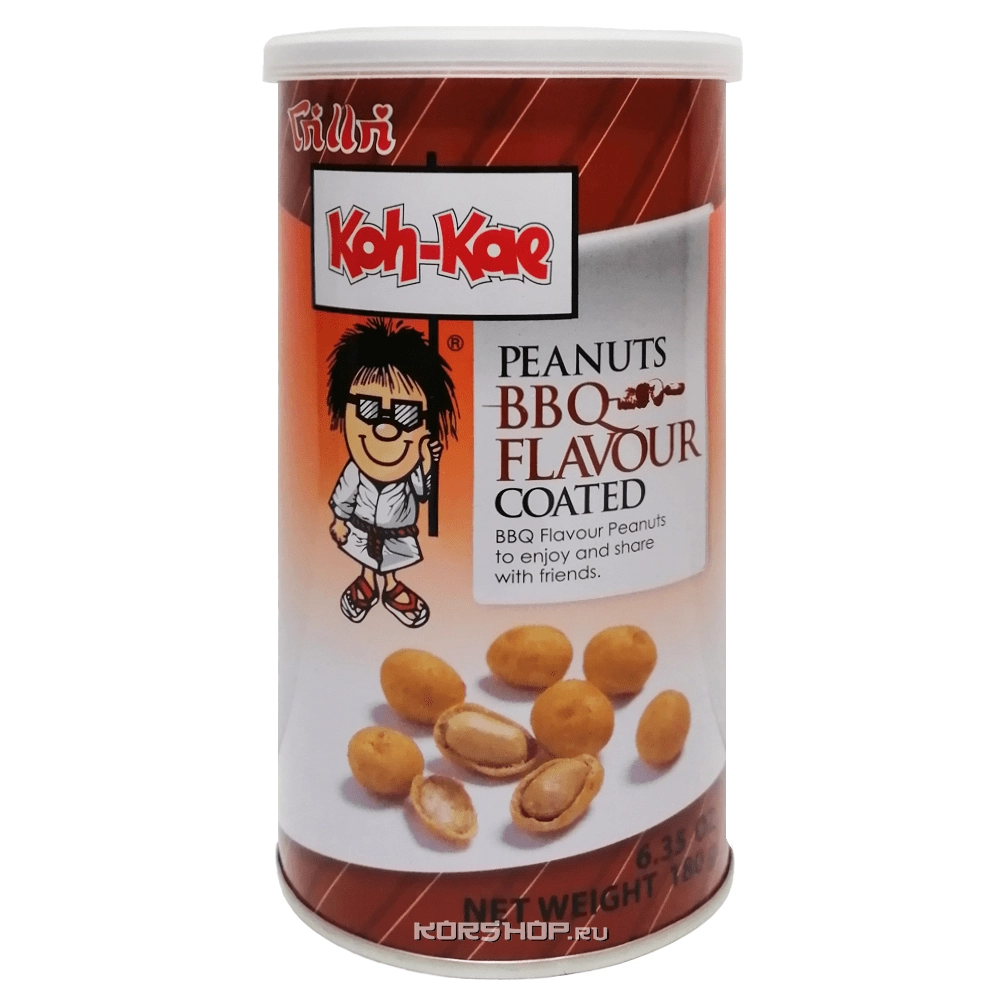 Жареный арахис в панировке со вкусом барбекю Koh Kae, Таиланд, 180 г
