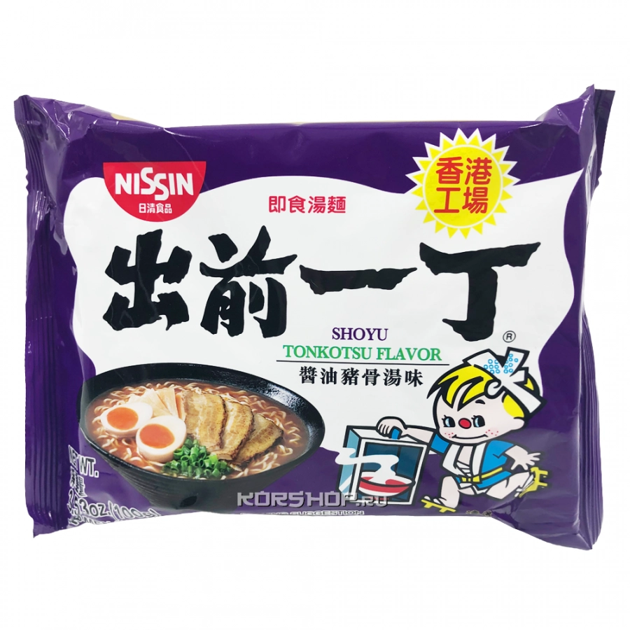 Лапша б/п со вкусом тонкоцу Nissin, 100 г