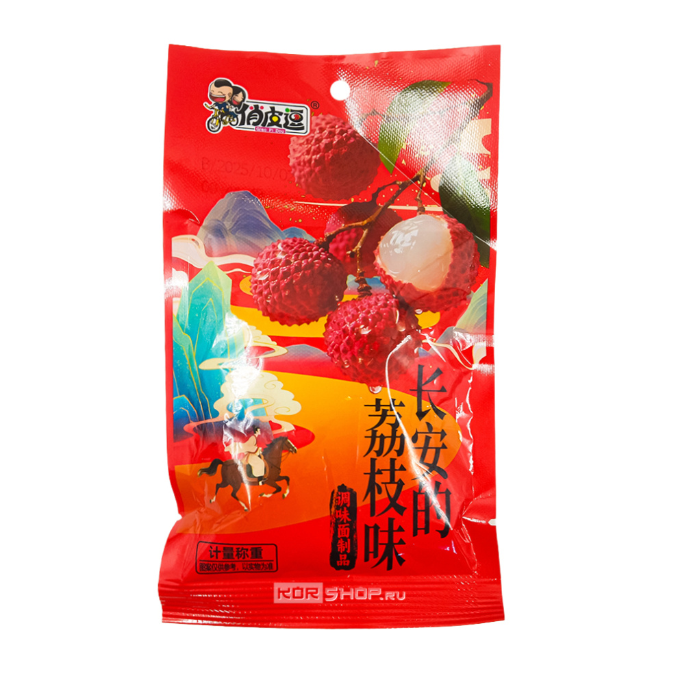 Мучные снеки латяо со вкусом личи Игривый Принц, Китай, 20 г