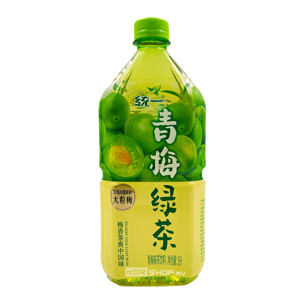 Напиток б/а Зеленый чай с зеленой сливой Uni-President, Китай, 1 л Напиток б/а Зеленый чай с зеленой сливой Uni-President, Китай, 1 л