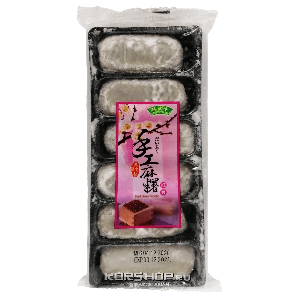 Моти с красной фасолью Bamboo House, Тайвань, 180 г Моти с красной фасолью Bamboo House, Тайвань, 180 г