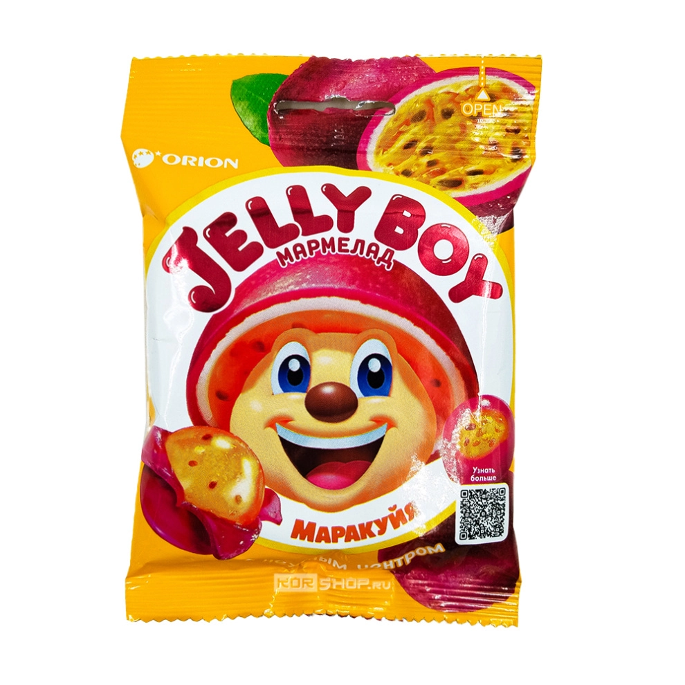 Жевательный мармелад со вкусом маракуйи Джелли Бой Jelly Boy Orion, 44 г