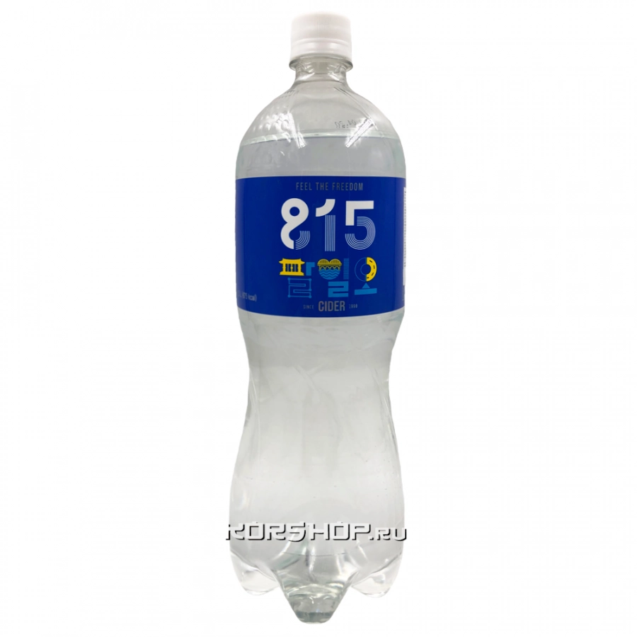 Газированный б/а напиток Сидр Cider 815 Woongjin, Корея, 1,5 л