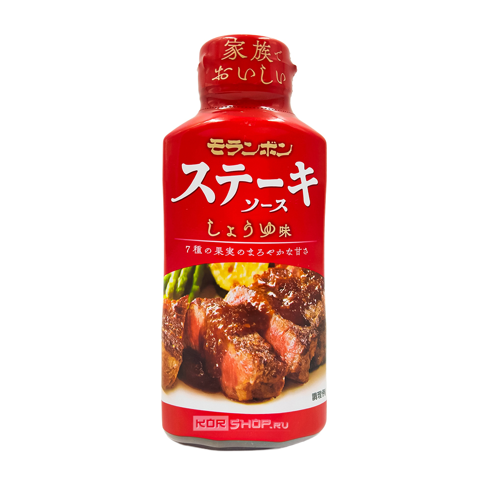 Соус для стейка со вкусом соевого соуса Моранбон / Moranbon, Япония, 225 г Соус для стейка со вкусом соевого соуса Моранбон / Moranbon, Япония, 225 г