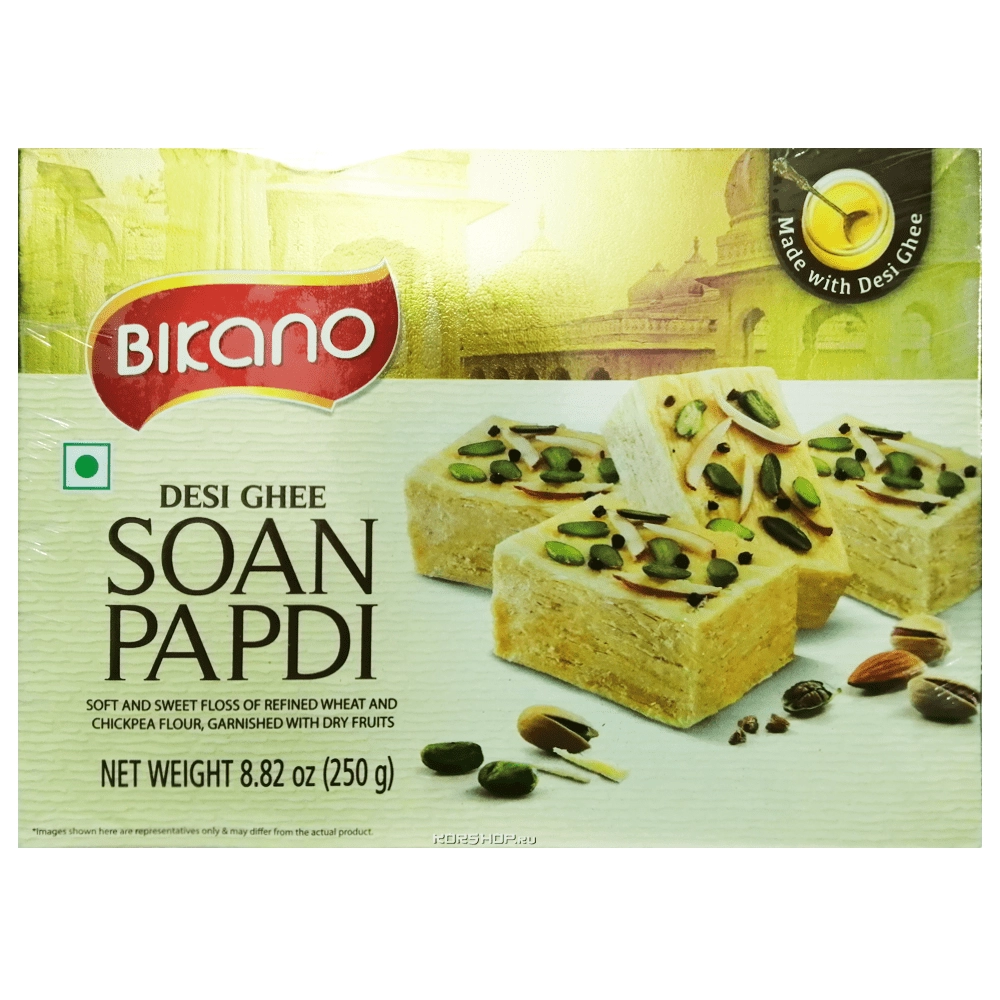 Халва Соан Папди-G с орехами Bikano, Индия, 250 г Халва Соан Папди-G с орехами Bikano, Индия, 250 г