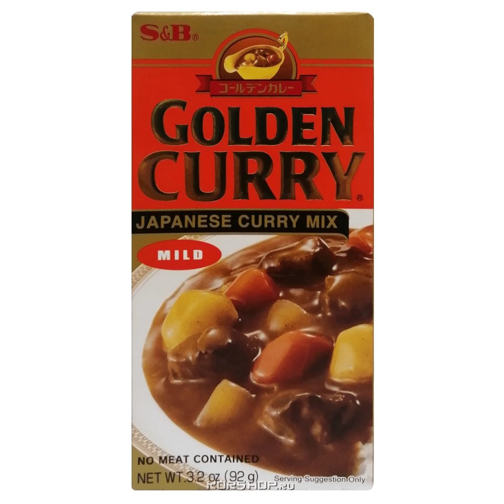 Нежный соус карри микс Golden Curry S and B S&amp;B, Япония, 92 г