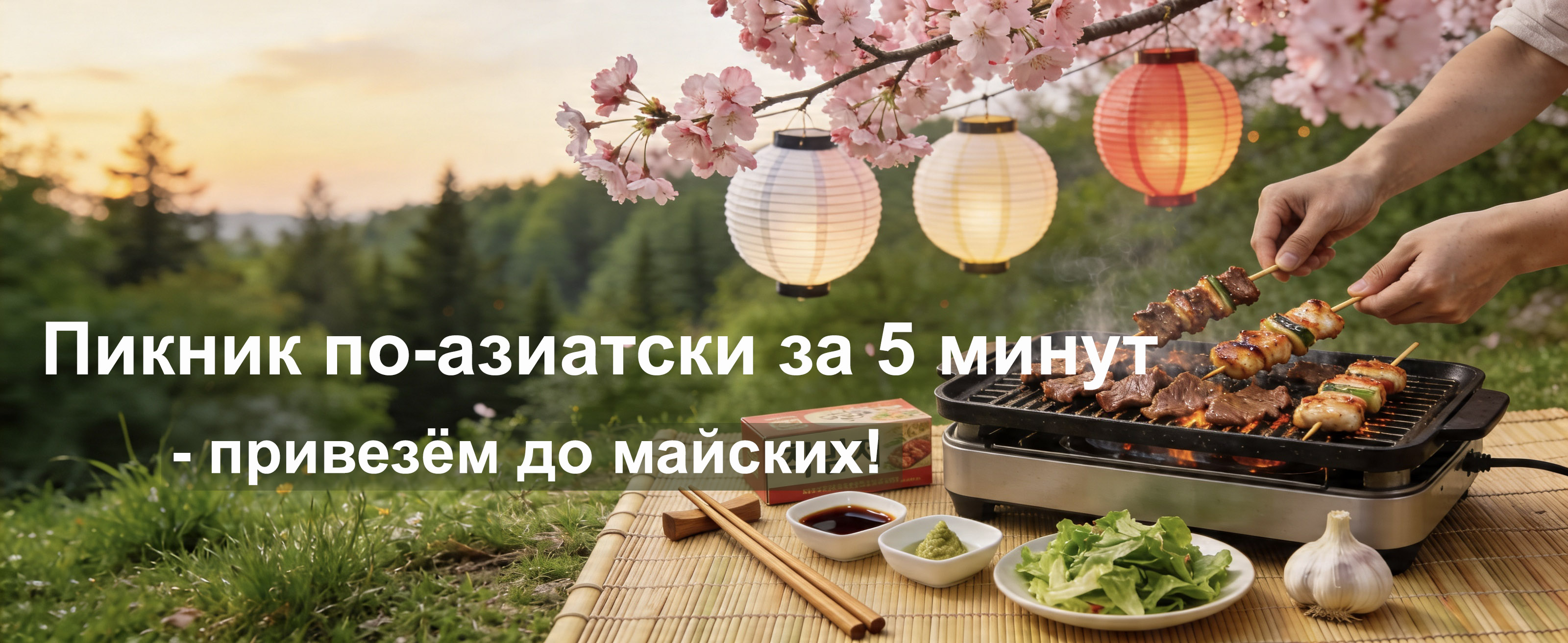 Пикник по-азиатски к майским праздникам