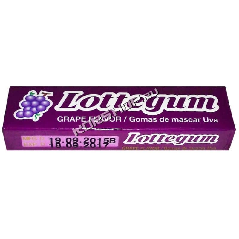 Жевательная резинка Lotte Gum Виноград, Корея, 12,5 г
