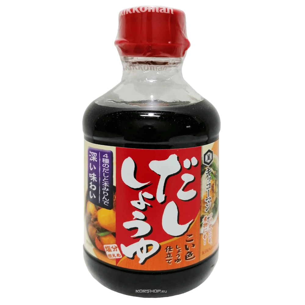 Соевый соус на основе темного бульона Даси Kikkoman, Япония, 300 мл Соевый соус на основе темного бульона Даси Kikkoman, Япония, 300 мл