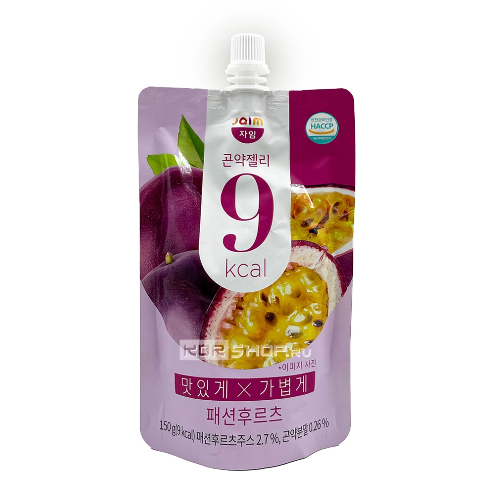 Желе конняку низкокалорийное Маракуйя Konjac Jelly 9 Kcal Passion Fruits Jaim, Корея, 150 г Желе конняку низкокалорийное Маракуйя Konjac Jelly 9 Kcal Passion Fruits Jaim, Корея, 150 г